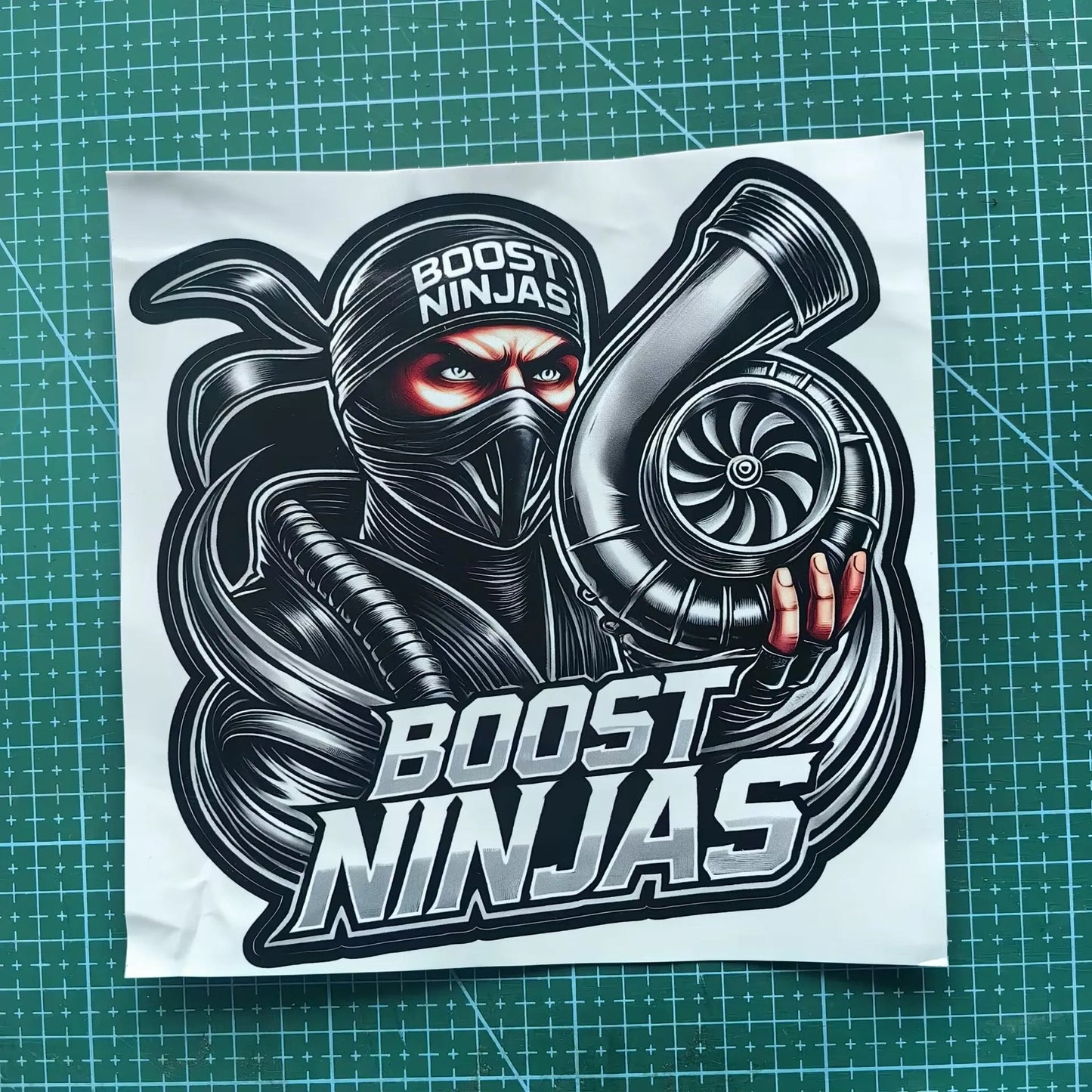 Boost Ninjas Weather Proof Sticker